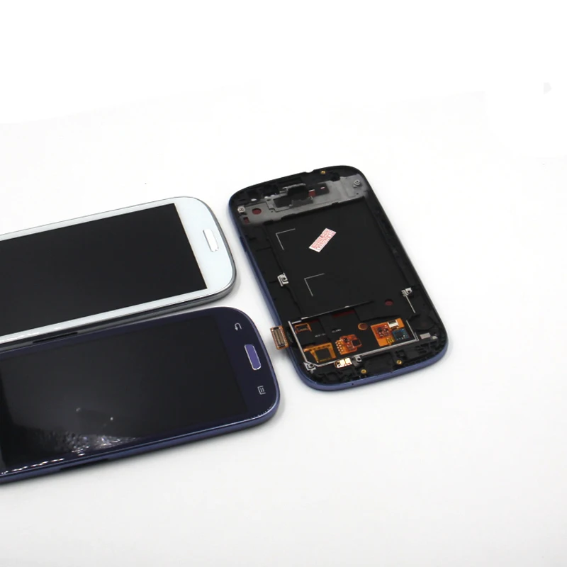 I9300 дисплей для SAMSUNG GALAXY S3 i9300 ЖК-дисплей сенсорный экран дигитайзер с рамкой Galaxy lcd