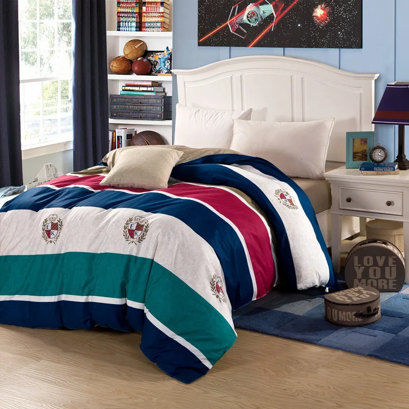 Плед с принтом домашний текстиль 1 шт. пододеяльник 100% хлопок Постельные одеяла