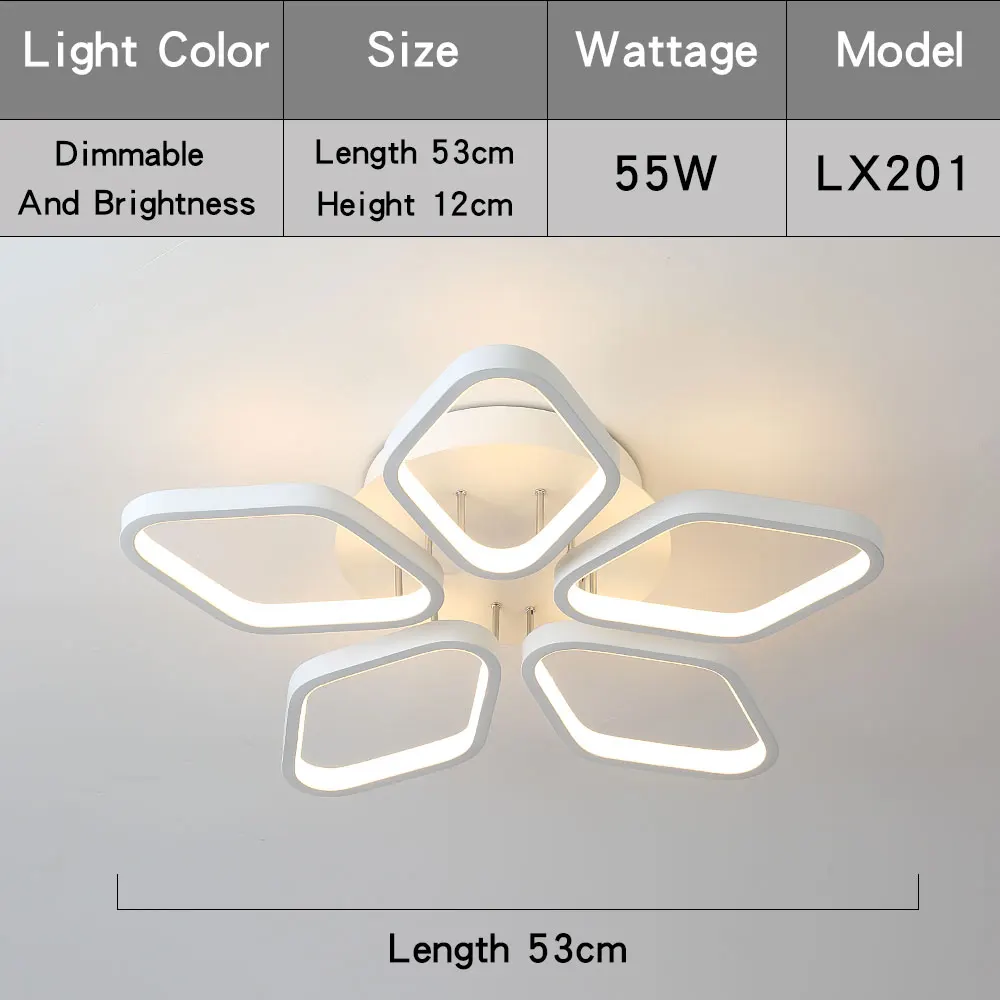 Светодиодный современный потолочный светильник с дистанционным Управление