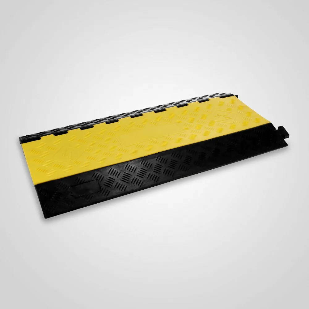 

5 Channel Rubber Electrical Wire Cable Protector Ramp. Cover Guard Warehouse