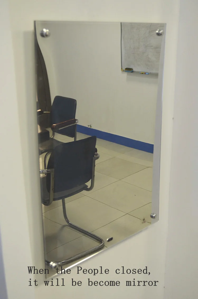 Волшебные зеркальные акриловые светодиодные световые коробки для