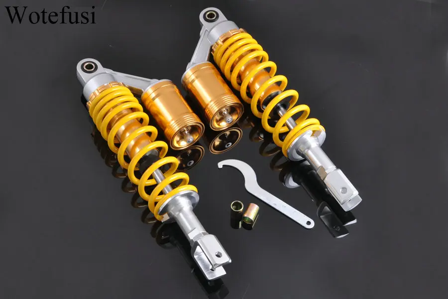 

Wotefusi 12 5/8"12.6"320mm Air Shock Suspension Absorber Pair For RD 350 RD 250 H2 400 Yellow [PA85]