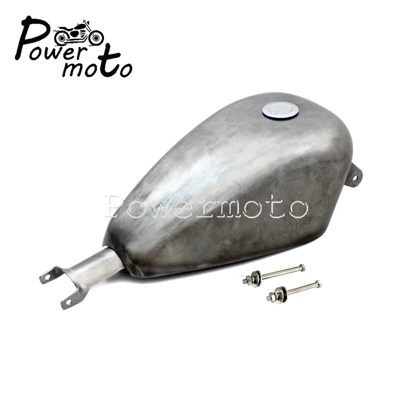 Реплика 2 4 галлона газовый бак из сырой стали EFI для топлива и масла 61405 07 Harley Sportster