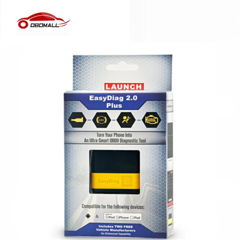 Original Launch X431 EasyDiag Plus 2.0 OBDII Code Reader for Android ios easy diag with 2 Free Vehicle Software | Автомобили и