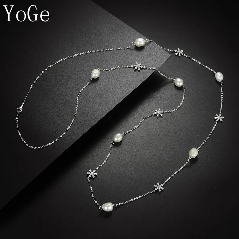 Женские украшения для свадьбы и вечеринки YoGe N1169 длинное ожерелье с цепочкой