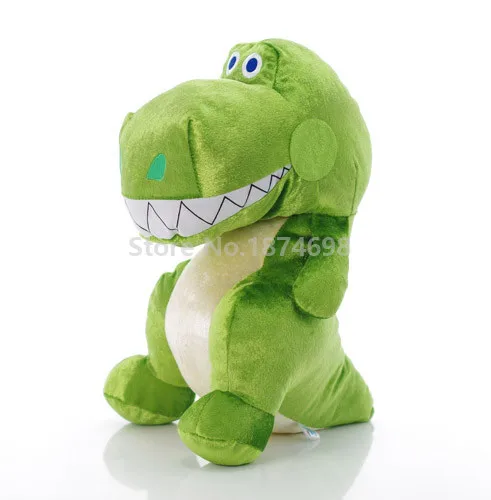 Woody Buzz Lightyear Hamm Alien Lots O медведь Lotso Rex плюшевый динозавр мягкие игрушки для детей, подарки 32-40 см - Цвет: Rex Dinosaur 35cm
