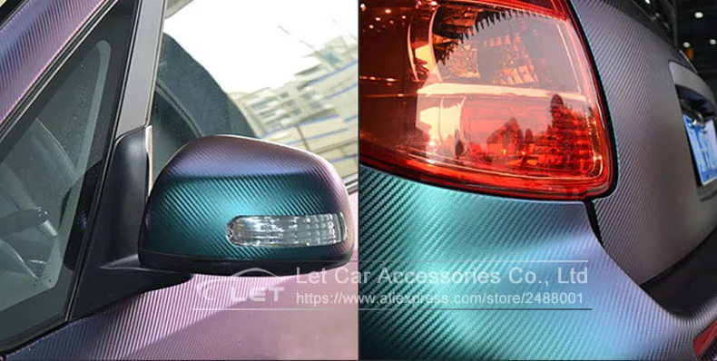 Виниловая пленка хамелеон из углеродного волокна