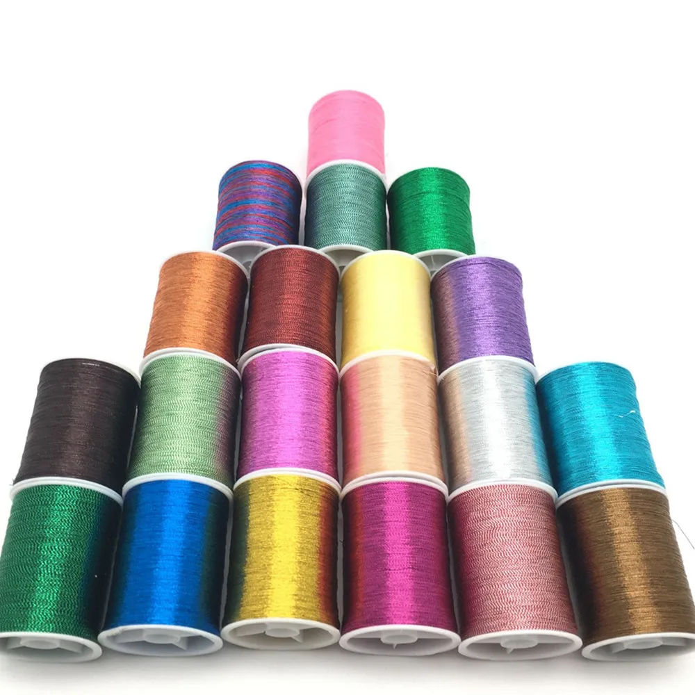 20 катушек металлические нитки вышивка для шитья набор AA7642|embroidery thread|metallic thread