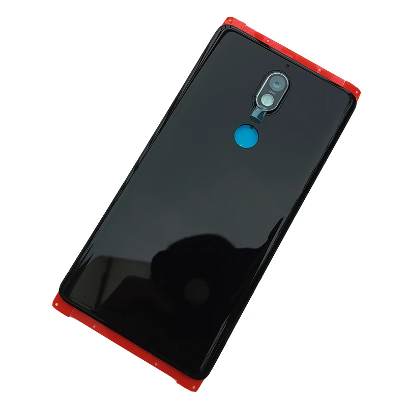 

BINYEAE стеклянная крышка батареи для Nokia 7 TA-1041 TA-1042 задняя крышка корпуса с объективом камеры + логотипом