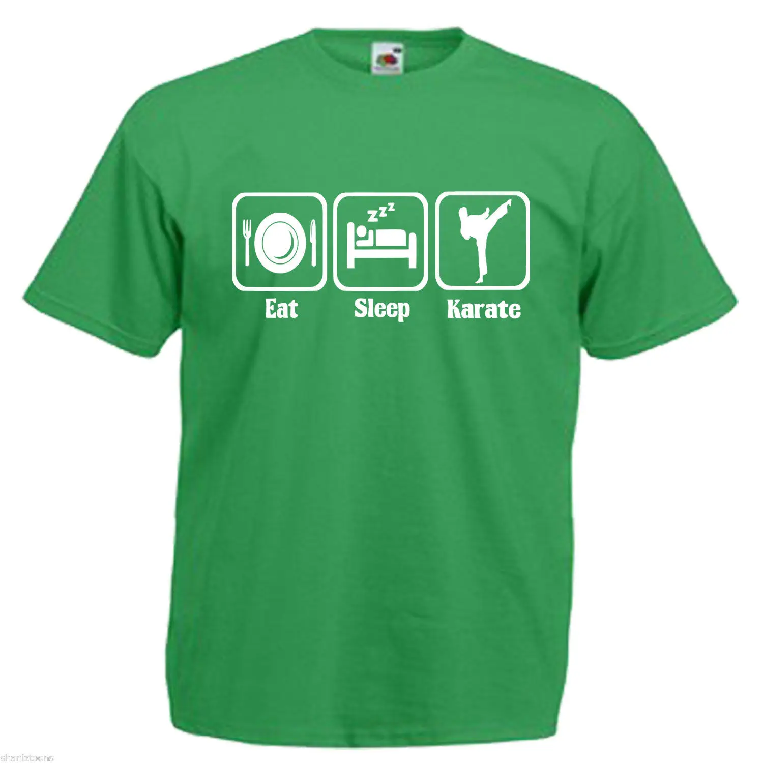 

2019 Summer Brand Casual Funny Cotton Short Sleeve Karate Adults Mens T Shirt 12 Colours Size S - 3Xl Funny Tee Shirts