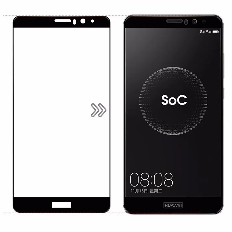 Ультратонкий защитный экран MONASI 9H 2.5D для Huawei Mate 9 полное покрытие закаленное