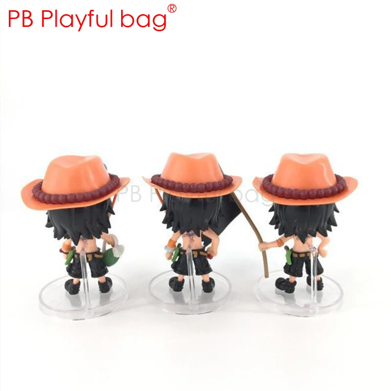 

Classic characters Monkey.D Luffy and Ace model Action Figure Creative 3 in 1 12 cm Anime action figure HA11