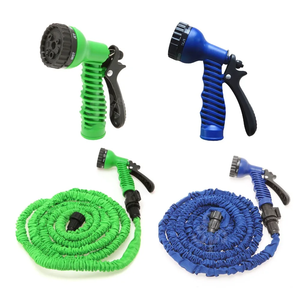 

75FT Garden hose watering & irrigation water pipes with spray gun expandable water hose Garden hoses&reels EU/US type