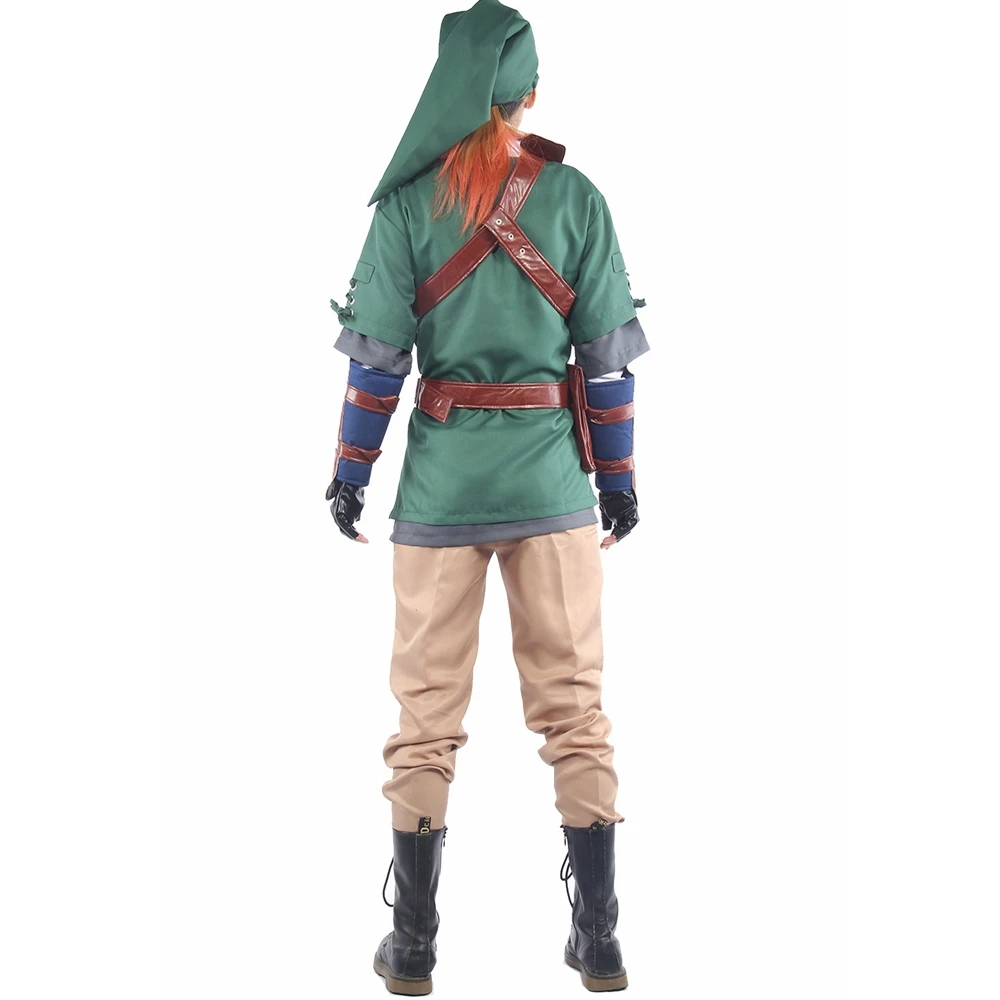 Coslive легенда о Зельде Платье Ссылка костюм наряд косплей полный униформа игра Pops