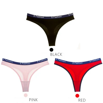 black pink red BZEL,, сексуальные женские стринги, стринги, бесшовные трусики, женское нижнее белье, сексуальные танга, хлопок, женское нижнее белье с низкой посадкой, трусики, нижнее белье - Цвет: black pink red