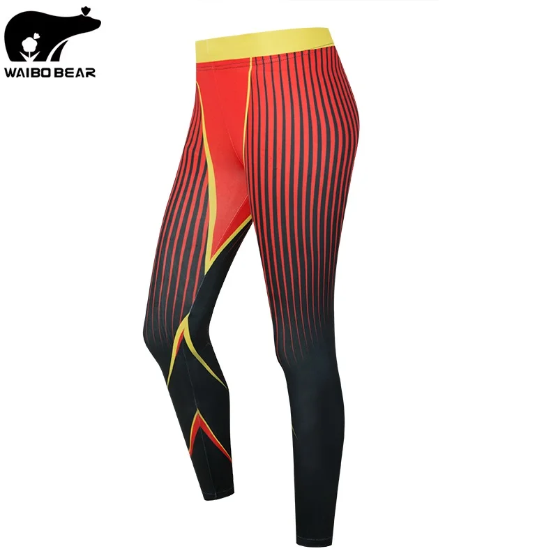 Брендовые женские леггинсы для фитнеса брюки с принтом тренировок облегающие