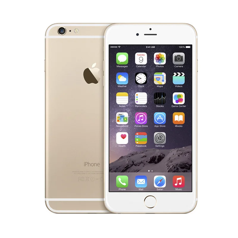 Б/у разблокированный iphone 6/6plus Двухъядерный 4,7/5,5 дюймов 16 Гб/64 Гб/128 ГБ процессор Apple A8 используется в отличных условиях