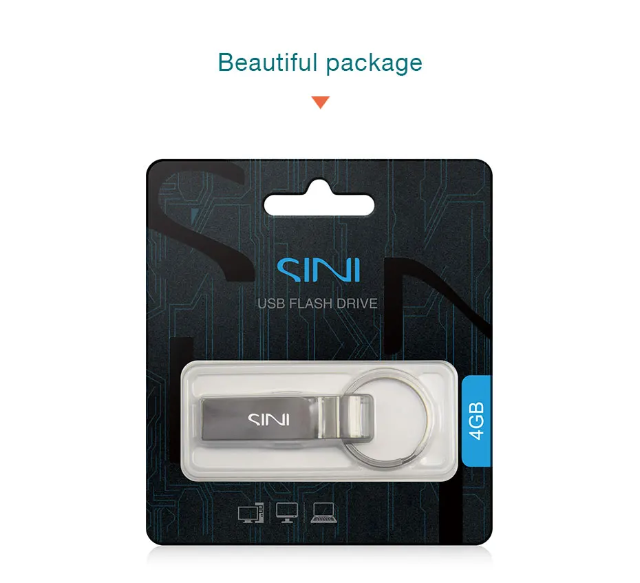 Синий 2019 новые металлические USB флэш-накопитель 128 Гб 64 ГБ 32 оперативной памяти 16