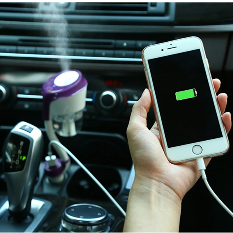 Второе поколение с usb-портом для зарядки Автомобильный воздухоочиститель