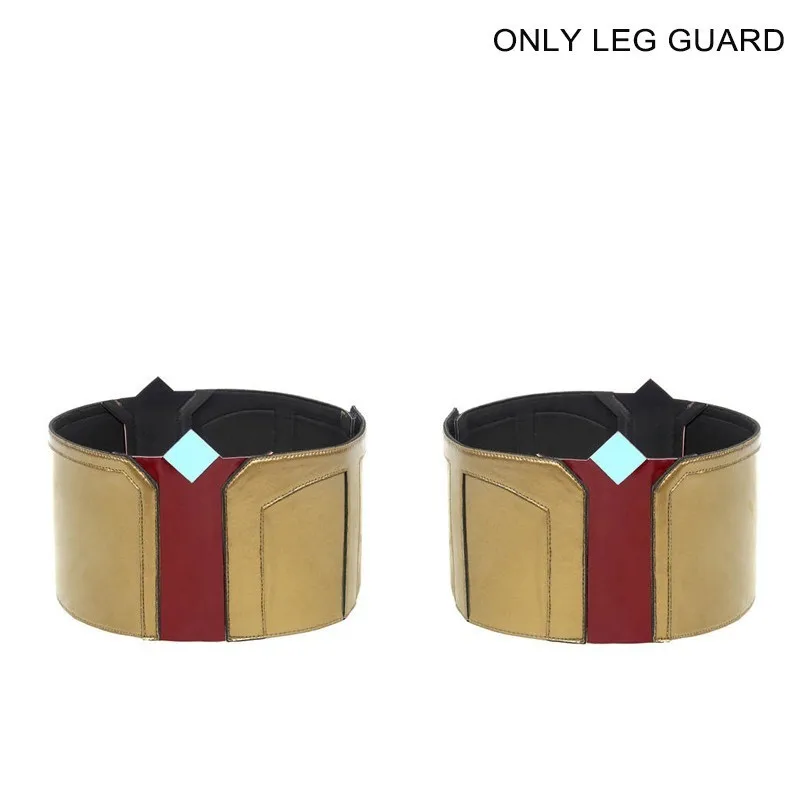 Only leg guard Marvel Человек-паук: вдали от дома Mysterio костюм Квентин Бек Человек-паук Косплей Взрослый Хэллоуин плащ жилет сапоги комбинезон - Цвет: Only leg guard