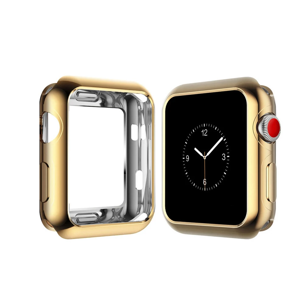 Силиконовый чехол для часов Apple watch 4 iWatch ремешок 44 мм 40 защитный запасной ТПУ