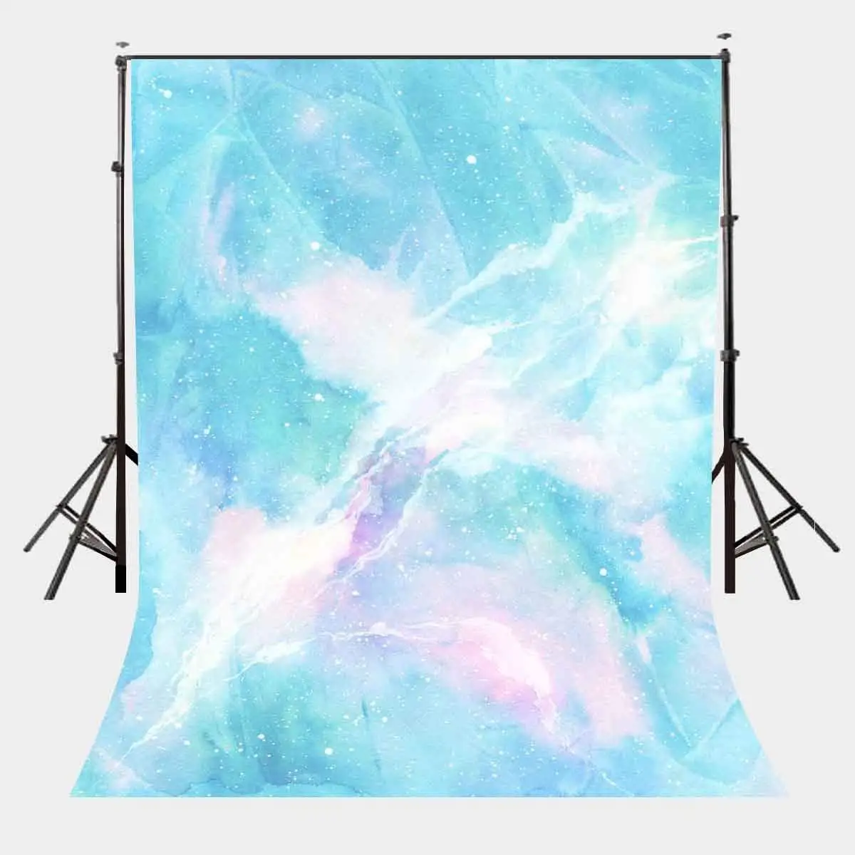 5x7ft Dreamy Milky Way фон синий мрамор текстура узор Студия фотография Девушка Дети