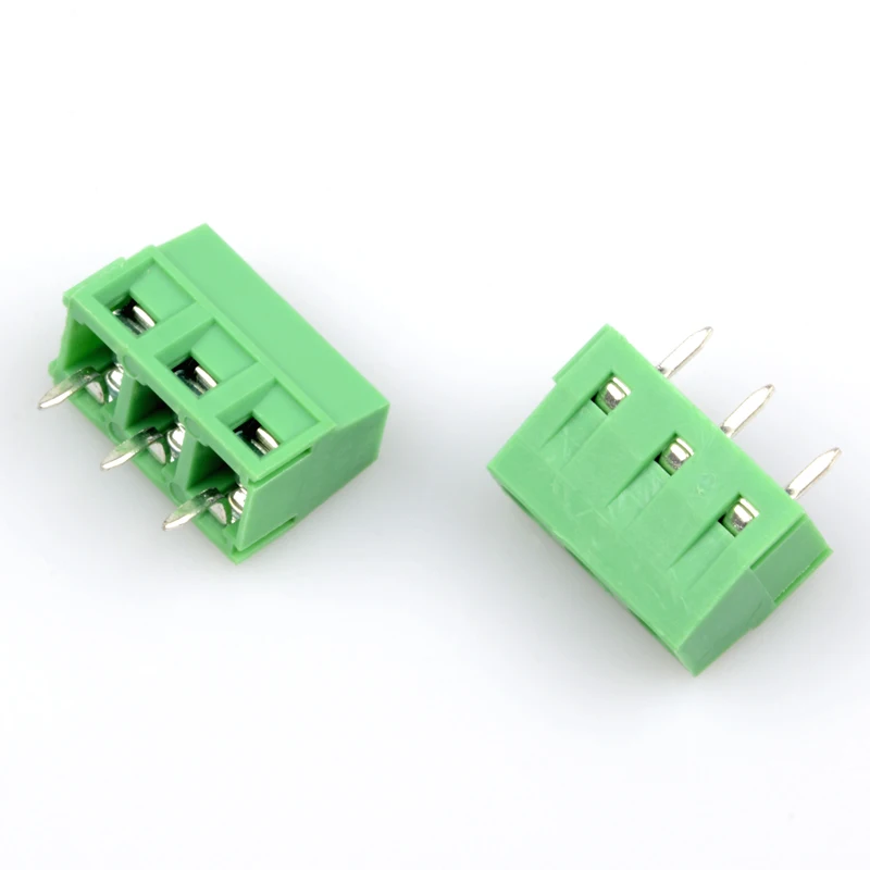 10 шт. винт с прямым штифтом для печатной платы 3P 2 54 мм KF120 2PIN 3PIN зеленый|Терминалы| |