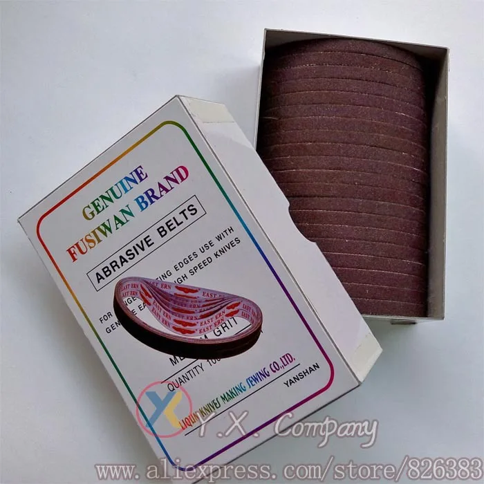1 коробка (100 шт.) абразивные заточные ремни для режущей машины Eastman или KM хорошее