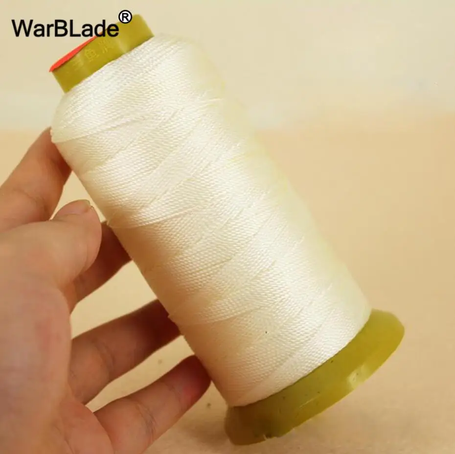 white WBL нейлоновый шнур 0,2 мм 0,4 мм 0,6 мм 0,8 мм 1 мм Полиамид шнур швейные нитки веревки шелк Бисер строка для DIY плетеный провод для изготовления ювелирных изделий - Цвет: white