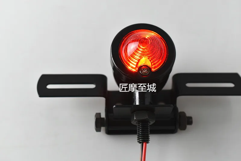 Мотоциклетный черный Задний фонарь заднего стоп сигнала в стиле ретро|light for|light