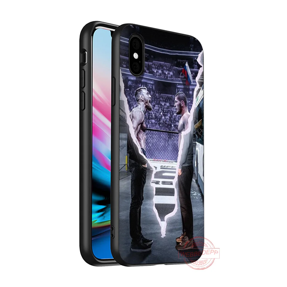 7 WEBBEDEPP Habib Nurmagomedov Мягкий силиконовый чехол для телефона iPhone 5 6 7 8 Plus X XS XR XS Max.11 11peo 11proMax - Цвет: 7