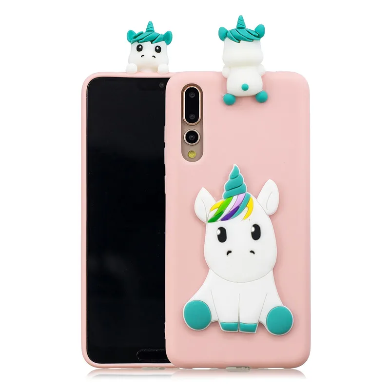 Силиконовые задние чехлы для huawei P Smart P10 P20 mate 10 P8 P9 Honor 9 Lite 7X Pro Dolls мягкий чехол Единорог Панда медведь