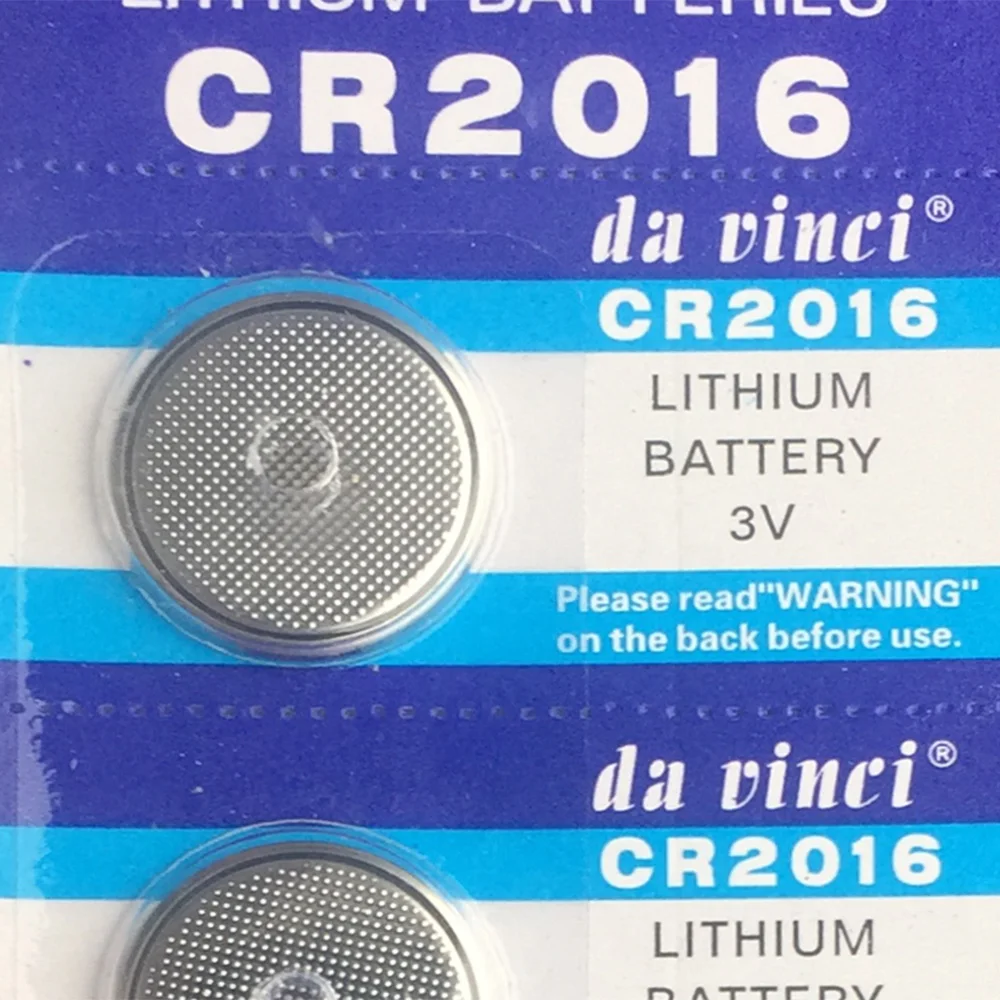 5 шт./лот 1 карта CR2016 3 В литий-ионная батарея DL2016 ECR2016 LM2016 BR2016 CR 2016 кнопочные