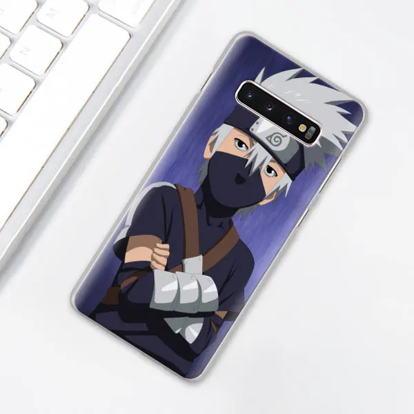 007 Аниме «Наруто» производства компании "Kakashi" чехол для телефона аниме для samsung Galaxy S10e S10 плюс S7 S8 S9 Plus, Note 8, 9, 10, плюс S10 5G M20 M30 жесткий чехол Coque - Цвет: 007