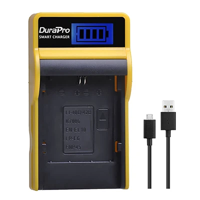 Only Charger 2 шт. LP-E6 LP E6 Аккумулятор для камеры+ ЖК-Зарядное устройство USB для Canon EOS 5DS R 5D Mark II 5D Mark III 6D 7D 60D 60Da 70D 80D DSLR EOS 5DS - Цвет: Only Charger