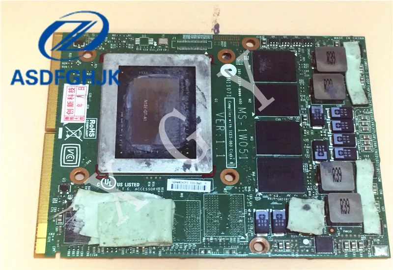 Оригинальная Фотокарта для ноутбука MSI GT60 GT70 графическая видеокарта GTX670M