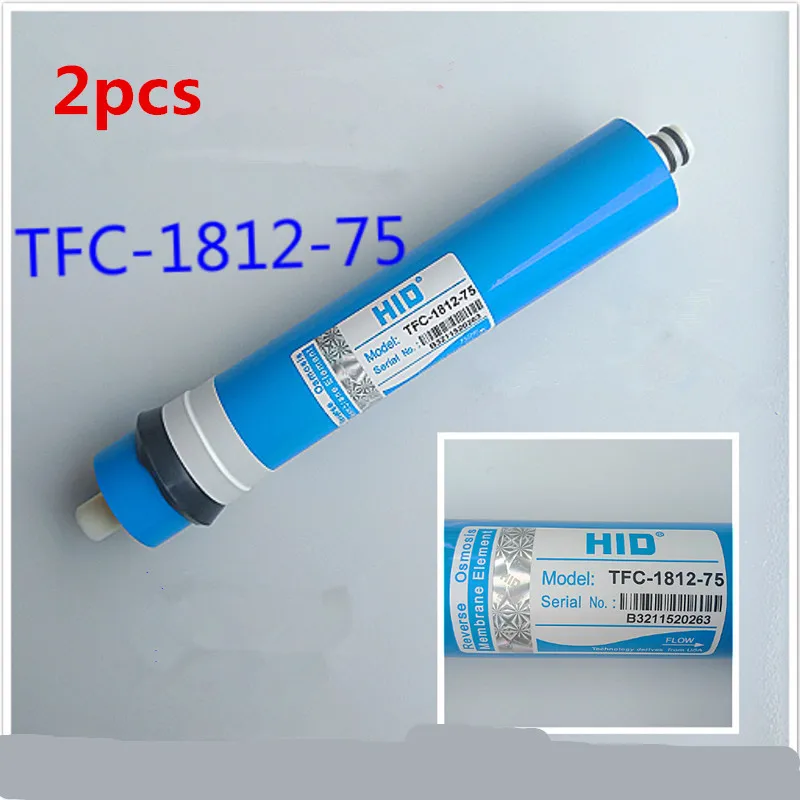 2 шт применимый HID TFC 1812 75G обратного осмоса RO мембранный фильтр бытовой очиститель