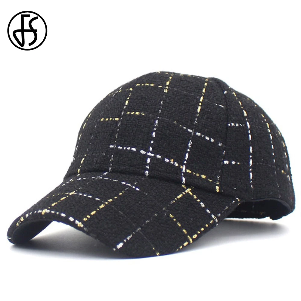 Мужская/Женская винтажная бейсболка FS Черная кепка в британском стиле хип-хоп 2019