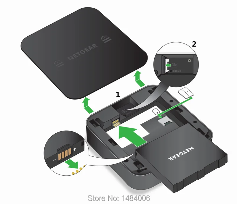 Разблокированный мобильный роутер Netgear Nighthawk M1 с 2 антеннами 4GX Gigabit LTE двухдиапазонный 2,4 ГГц/5 ГГц Беспроводной Wi-Fi роутер PK B315
