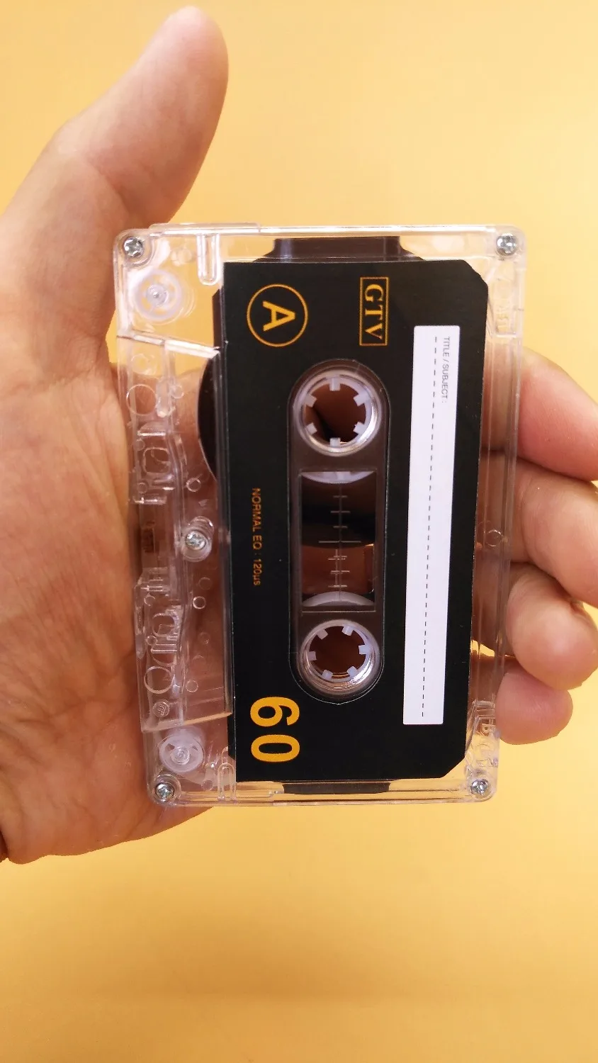 Абсолютно новый пустой аудио CassetteTape пустые записи магнитофон кассетный плеер