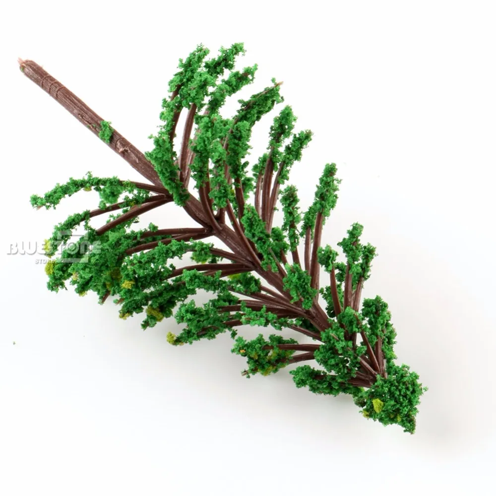 

50 x Green Cedar Trees Model Pine tree for Park Railway Scenery HO N Scale 10cm
