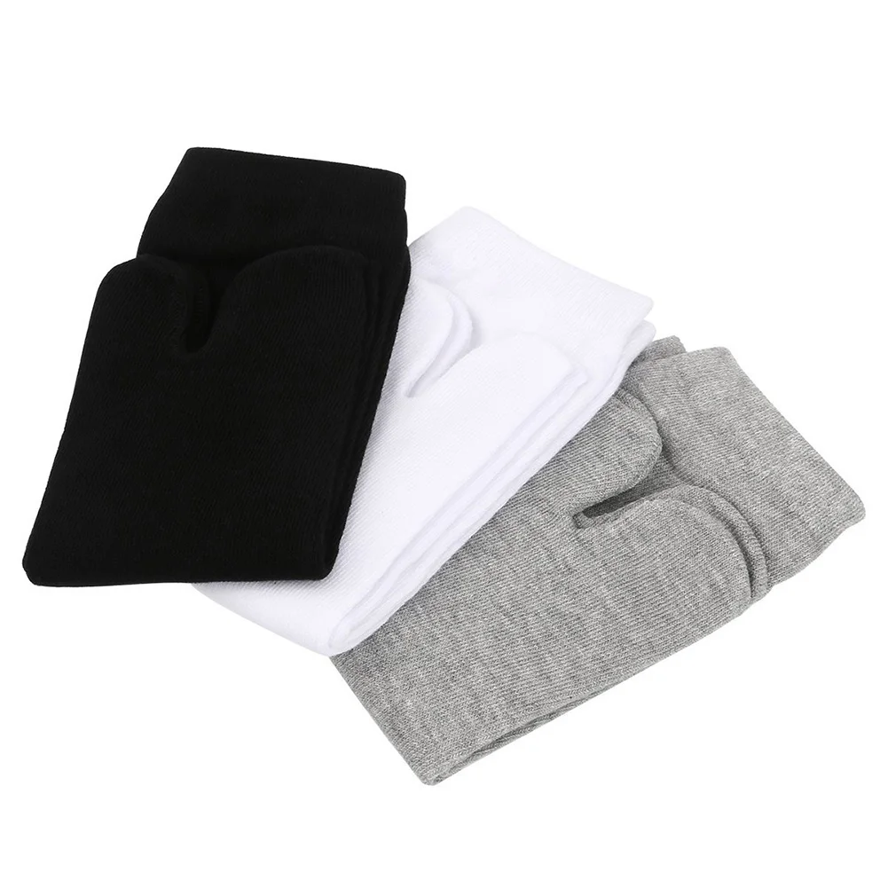 3 пары носков мужские и женские кимоно Вьетнамки Сандалии с разрезом носки ниндзя