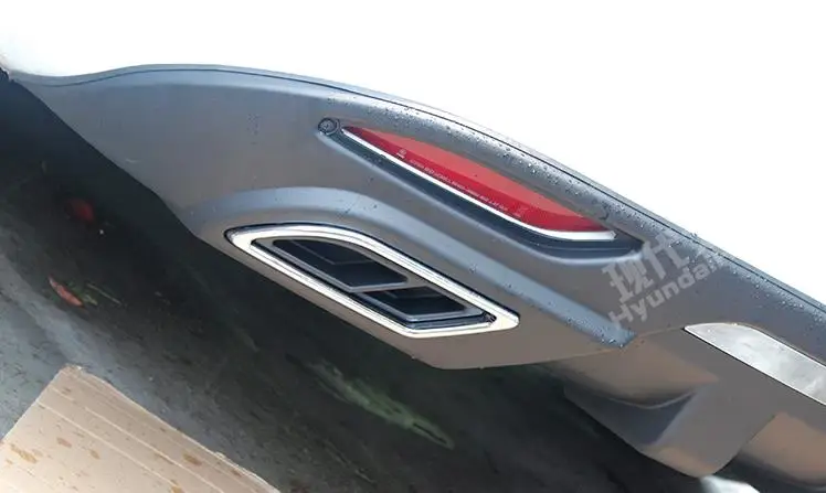 ПП кузова сзади диффузор бампер для Hyundai Sonata 8 2011 2014 один выхлопных Емкость 2.0|car