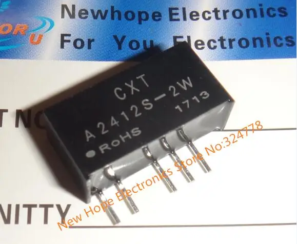 A2412S 2W DC бак Мощность модуль 24V поворот положительный и отрицательный 12V