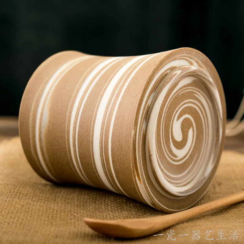 Ручной работы Copos Творческий swirl кружка керамическая чашка кофе Чай чашки Copo tazas кафе можно на заказ логотип