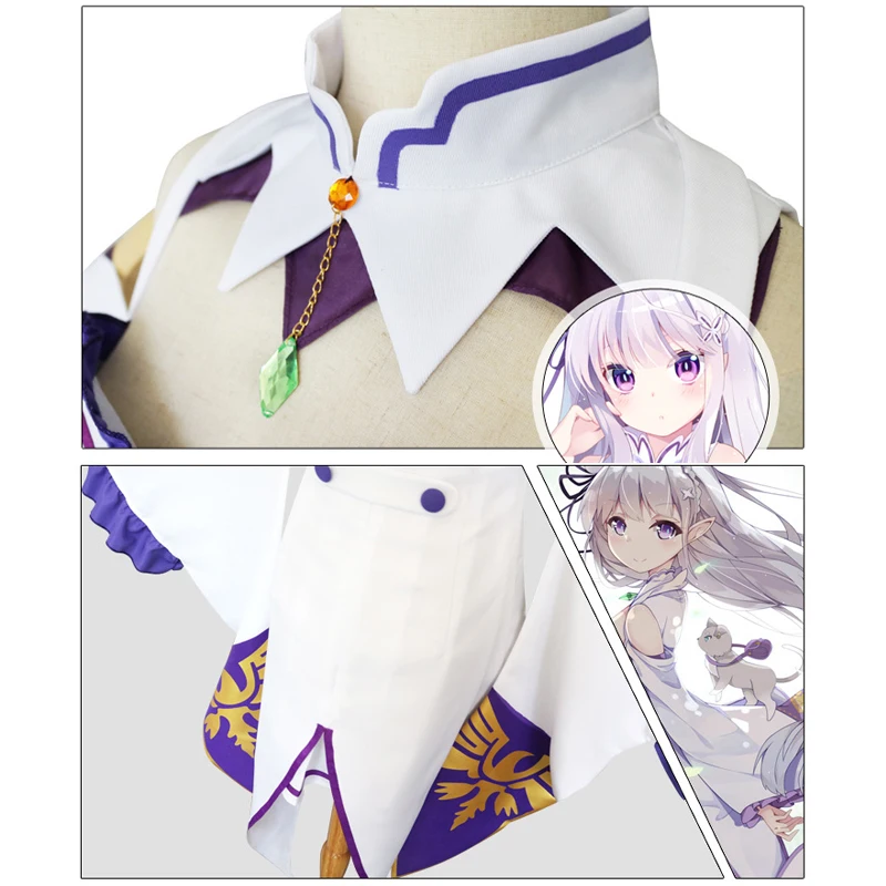 Re: Life in a different world of zero Emilia/костюмы для девочек одежда костюмированной вечеринки