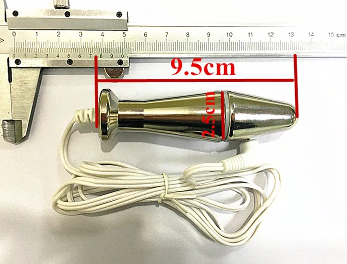 2017 New stainless steel electric shock anal plug butt vaginal sex toys adult product BDSM Free shipping AP031 |