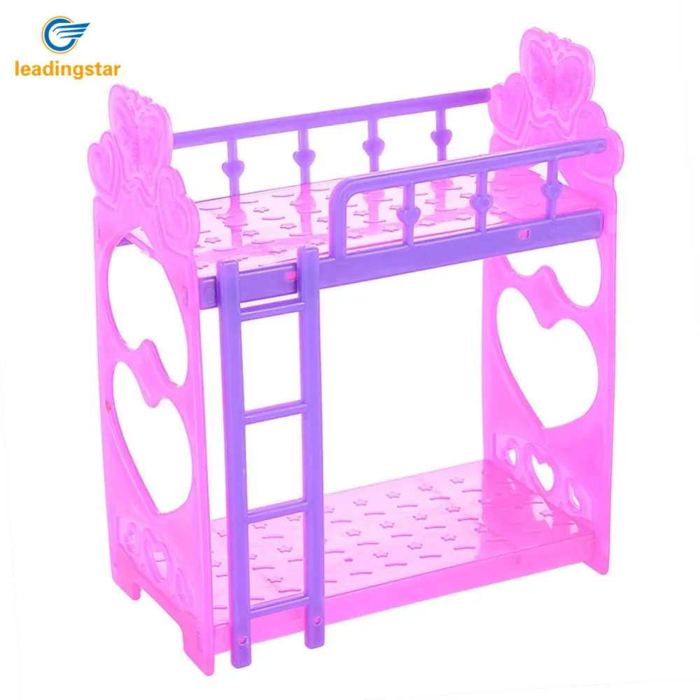 LeadingStar пластиковая двуспальная кровать Рамка для Келли Кукла мебель спальни