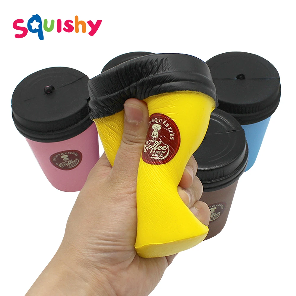 Сжимаемая кофейная чашка антистресс развлечения Новинка прикольные игрушки