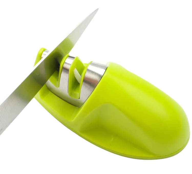Knife Sharpener 2 Stages Professional Kitchen Sharpening Stone Grinder knives Whetstone Tungsten Diamond Ceramic Tools | Дом и сад